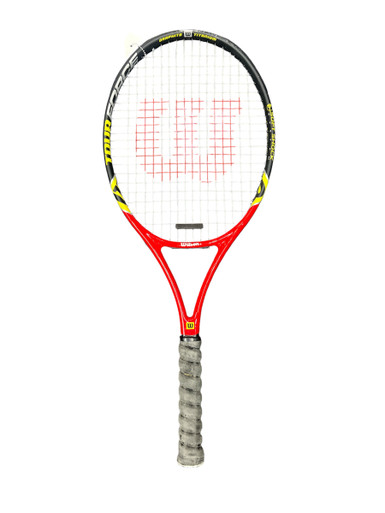 Used Wilson TOUR FORCE Adult Tennis Racquet Red Unknown