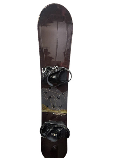 Used Morrow SOURCE 163cm Mens Snowboard w/ Morrow Dimension Bindings