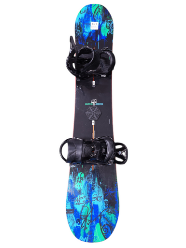 Used Burton JOYSTICK Mens Board/Bindings Black 157 cm