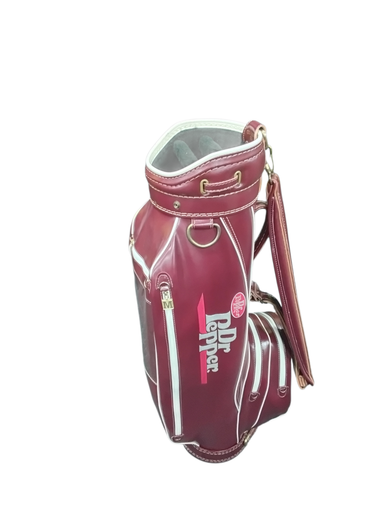 Used DR PEPPER BAG RON MILLER Mens Cart Bag Maroon