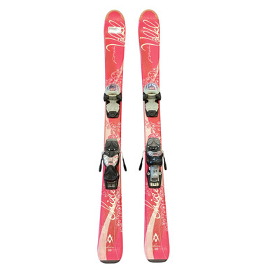 Used Volkl ATTIVA CHICA Girls DH Ski/Binding Pink 110 cm