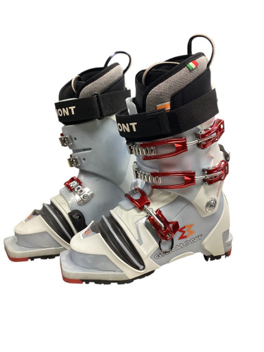 ☆値下げ‼️GARMONT MINERVA テレマークブーツ　23cm Used Garmont MINERVA 75 Mens DH Ski Boot White 250 MP - M07 - W08