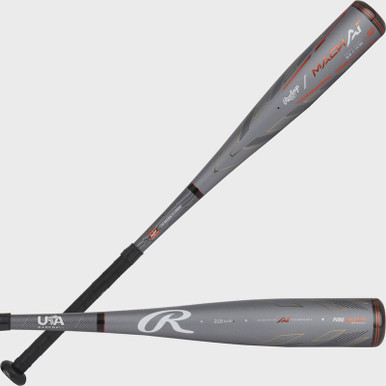 New Rawlings MACH AI BB/SB USA 2 5/8 Bat 30