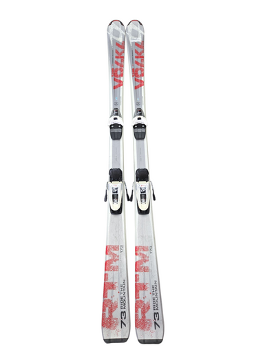 Used Volkl RTM 73 W/MARKER 10.0 BINDINGS Mens DH Ski/Binding Grey