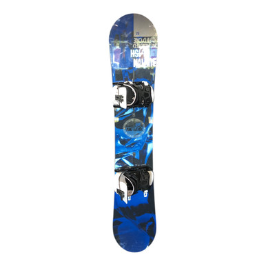 Used Burton CLASH Mens Board/Bindings Navy Blue 151 cm