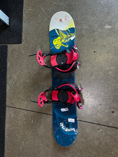 Used Burton CHOPPER 121 Boys Board/Binding Royal Blue 121 cm