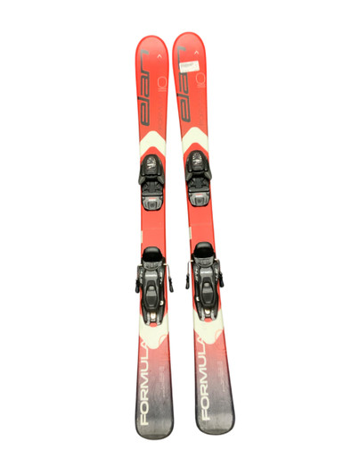 Used Elan FORMULA Boys Skis Only Red 110 cm