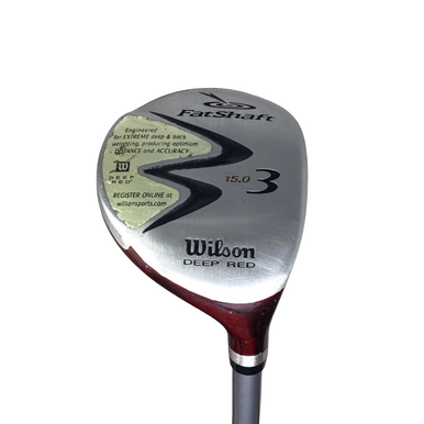 Used Wilson DEEP RED FAT SHAFT Womens Fairway Wood RH 3 Wood