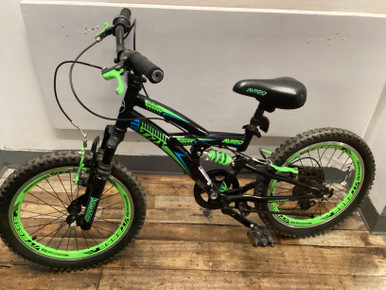 Used Avigo TRX 18 BMX Bike Boys Black 18