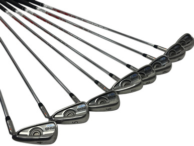Used Ping G ORANGE DOT Mens Golf Iron Set RH 4-U (8pc) w/ N.S.Pro