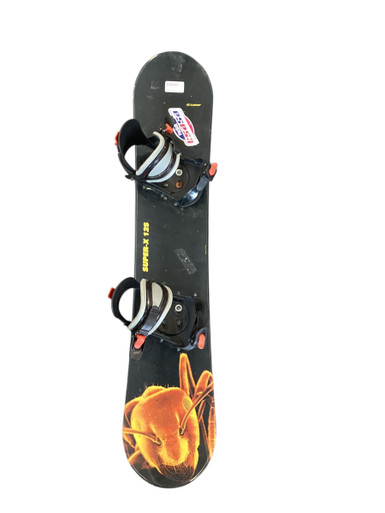 Used Lamar SUPER X 125 Boys Board/Binding Black 125 cm