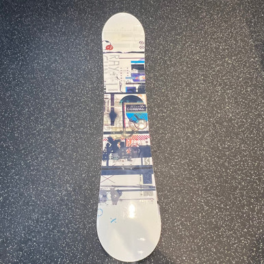 Used K2 NO. 87 153CM Mens Snowboard Only White 153 cm