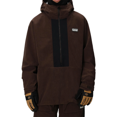 New 686 Ghost 2.5L Anorak 2026 Men's Winter Jacket- Coffee Corduroy MD