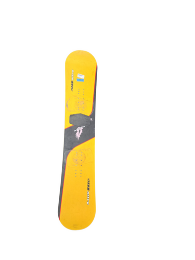 Used Nitro SNOWBOARD Mens Snowboard Only Yellow 142 cm