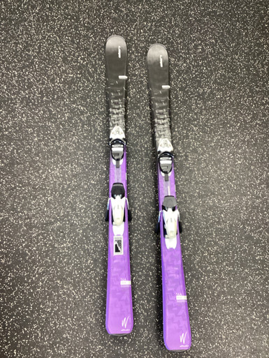 Used Elan ZEST 146 Womens DH Ski/Binding Purple 146 cm