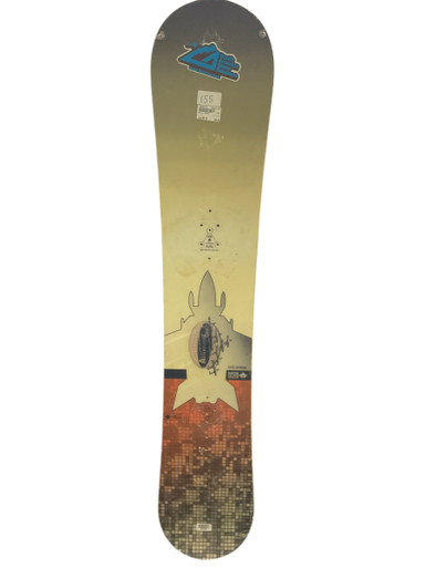 Used Burton CRUZER Mens Snowboard Only White 155 cm