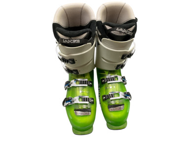 Used Lange RX 130 Mens DH Ski Boot Green 305 MP - M12.5
