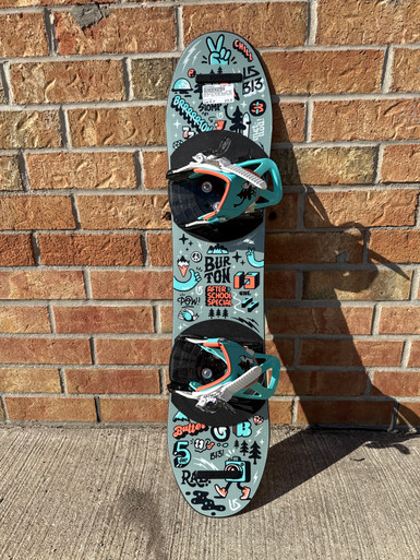 Used Burton AFTER SCHOOL SPECIAL Boys Board/Binding Grey 90 cm