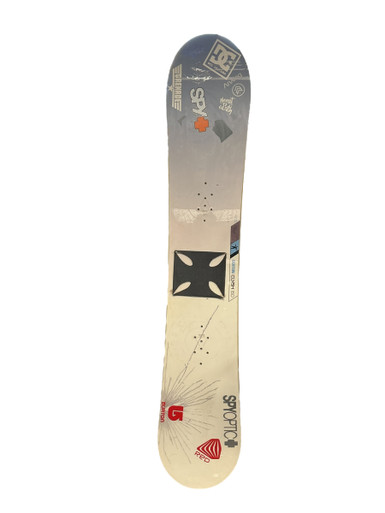 Used Burton CLASH 150 Mens Snowboard Only White 150 cm