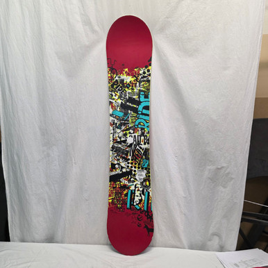 スノーボード RIDE RASSO 26.5 Used Ride RUCKUS Mens Snowboard Only Red 145 cm