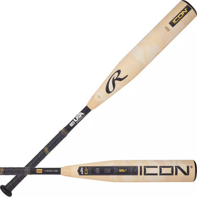 New Rawlings ICON BB/SB USA 2 5/8 Bat 29