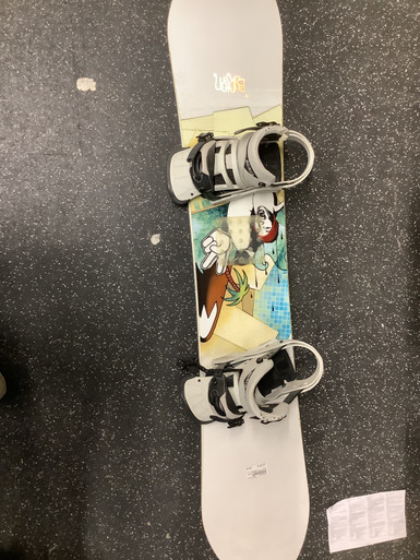 Used Burton JUSSI OKSANEN Mens Board/Bindings Black 154 cm