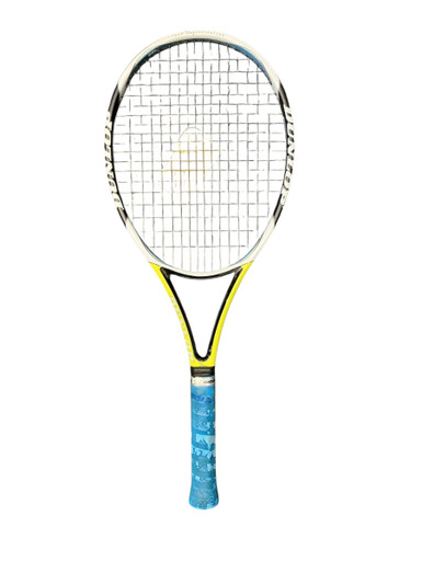 Used Dunlop 500 TOUR AEROGEL Adult Tennis Racquet Yellow 4 1/4