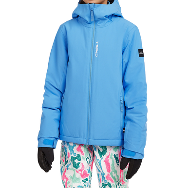 New O'Neill FWC Cruz 2026 Snow Jacket Blue Poppy- Girls' Size 14
