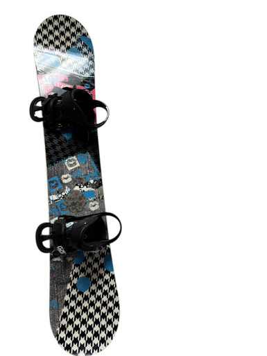 Used M3 VIBE 150cm Womens Snowboard Carolina Blue And Pink w