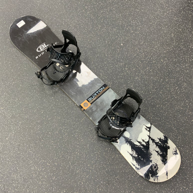 Used Burton CRUZER Mens Snowboard Only Black 155 cm