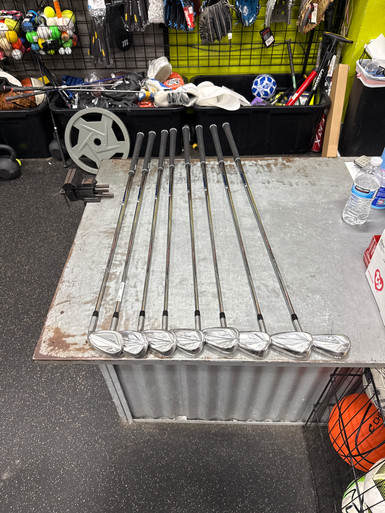 Used Mizuno JPX 923 NICKEL CHROMOLY Mens Iron Set RH 5I-GW/AW