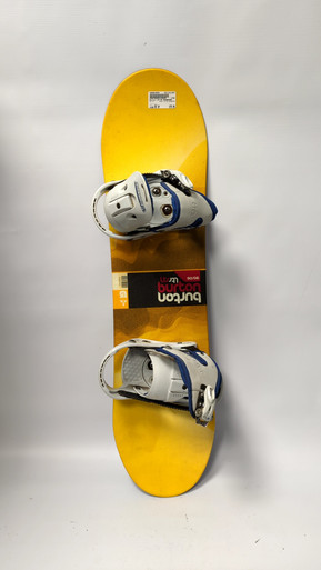 Used Burton LTR 90 SNOWBOARD Boys Board/Binding Gold 90 cm