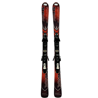 Used Salomon XWING 8R 144 cm Women's Downhill Ski Combo Women's