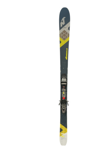 Used Nordica NRGY 90 177 Mens DH Ski/Binding Black And Optic