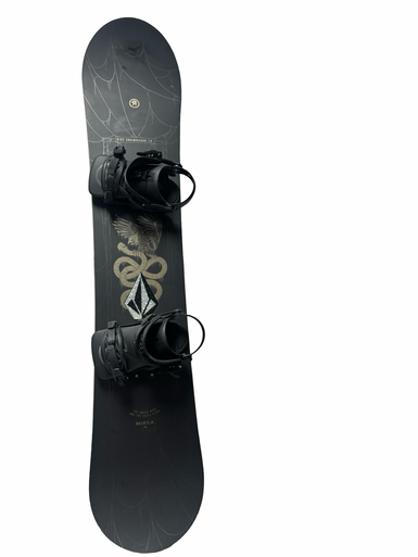 Used 2020 Ride MACHETE JR 145 cm Black Snowboard w/ MD Ride Revolt