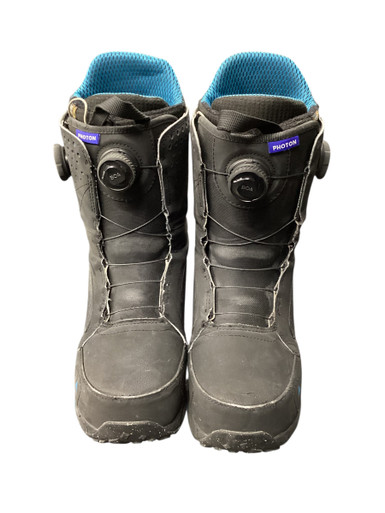 Used Burton IMPRINT 3 Mens Snowboard Boots Black Senior 11