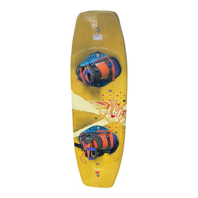Used CWB SAPPHIRE Wakeboard Yellow 134 cm