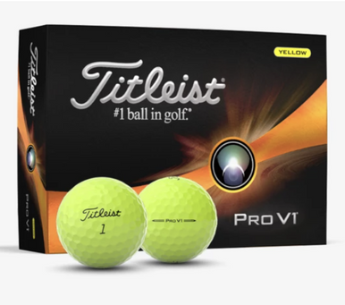 New Titleist PROV1X DZ YEL NEW