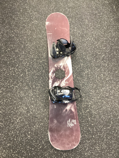 Used Salomon RUDE Mens Board/Bindings Maroon 144 cm