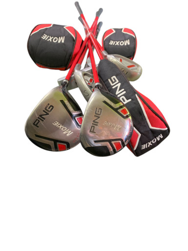 Used Ping MOXIE Jr Package Set RH Red 6 Piece