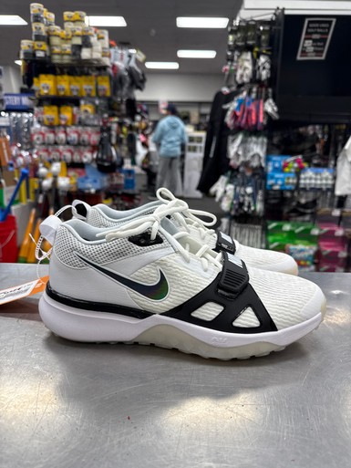 NIKE DIAMOND ELITE SHADO セットアップ L Used Nike ZOOM DIAMOND ELITE TURF BB/SB Cleats White Senior 12