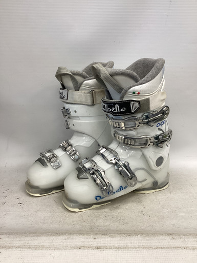 Dalbello Aspire 女性用スキーブーツ 希少ホワイト Used Dalbello ASPIRE 65 Womens DH Ski Boot White 235 MP - J05.5
