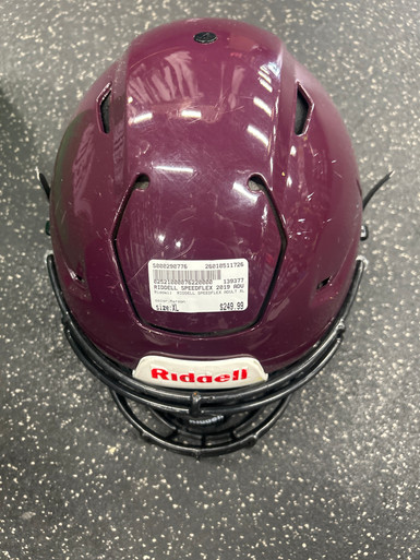 2019 speedflex helmet Used Riddell RIDDELL SPEEDFLEX ADULT XL FB Helmet Maroon XL