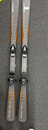 Used Elan WAVEFLEX 76 Mens DH Ski/Binding Black 160 cm