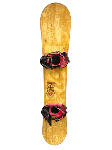 Used Ride MANIC Mens Snowboard Only Brown 157 cm