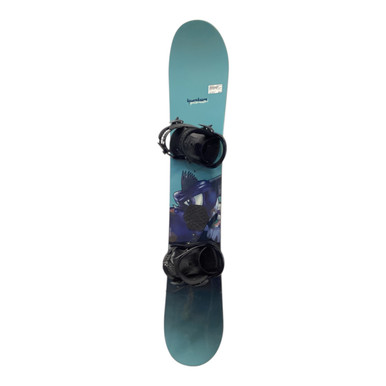 Used Burton PUNCH Boys Board/Binding Carolina Blue 138 cm