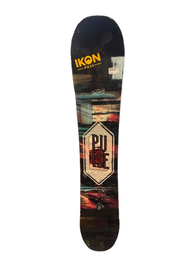 Used Salomon PULSE Mens Snowboard Only Black 156 cm