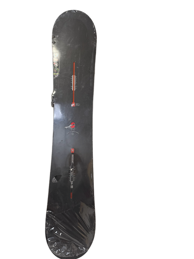 New Burton SUPER HERO Flat Top 154cm Mens Snowboard Black 154 cm
