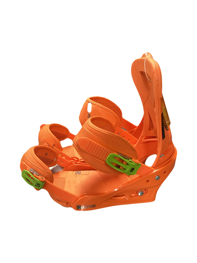Used Burton CUSTOM Mens Binding Only Orange MD
