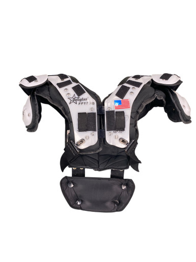 Used Douglas FF17 FB Shoulder Pads White XS